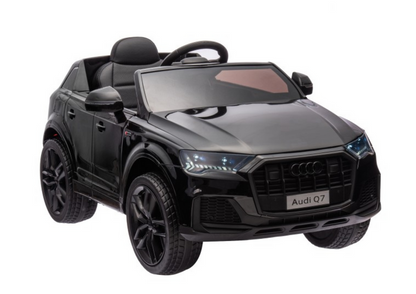 Elektrické auto Audi Q7 černé lakované na akumulátor