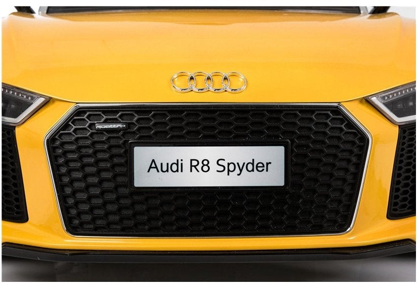 Elektrické auto Audi R8 Spyder – s dálkovým ovládáním | žluté