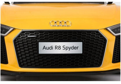 Elektrické auto Audi R8 Spyder – s dálkovým ovládáním | žluté