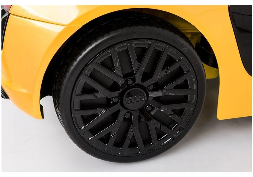 Elektrické auto Audi R8 Spyder – s dálkovým ovládáním | žluté