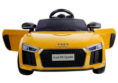 Elektrické auto Audi R8 Spyder – s dálkovým ovládáním | žluté