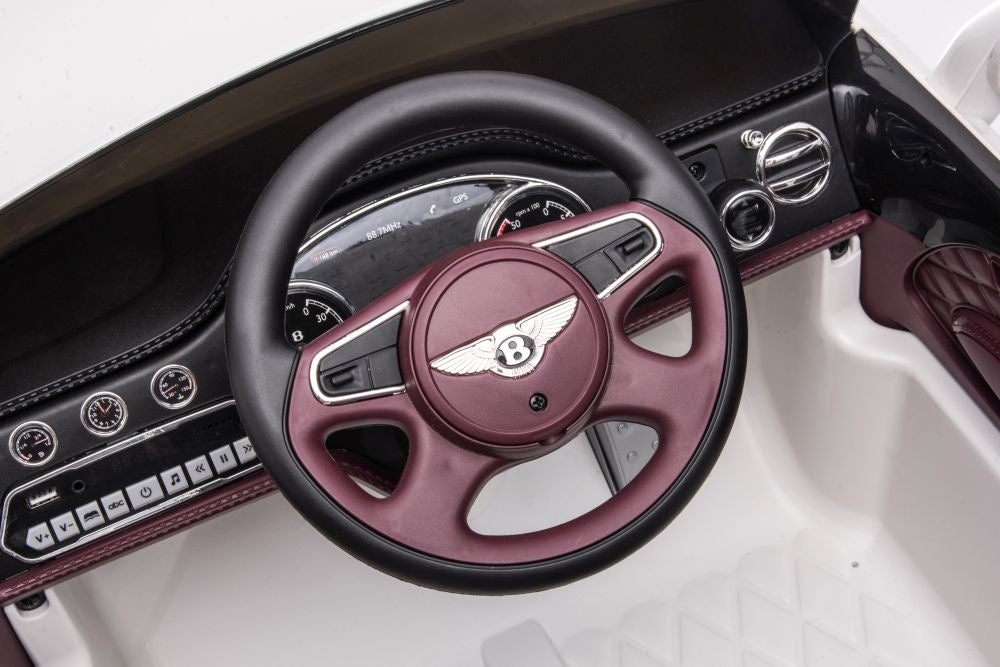 Elektrické auto Bentley Mulsanne – s dálkovým ovládáním | bílé