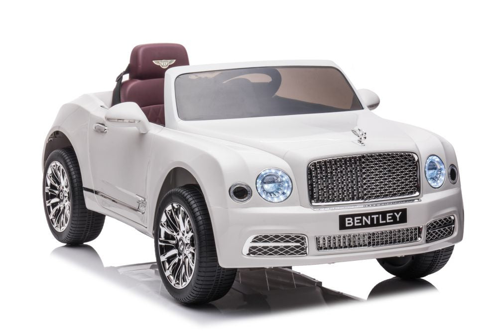 Elektrické auto Bentley Mulsanne – s dálkovým ovládáním | bílé