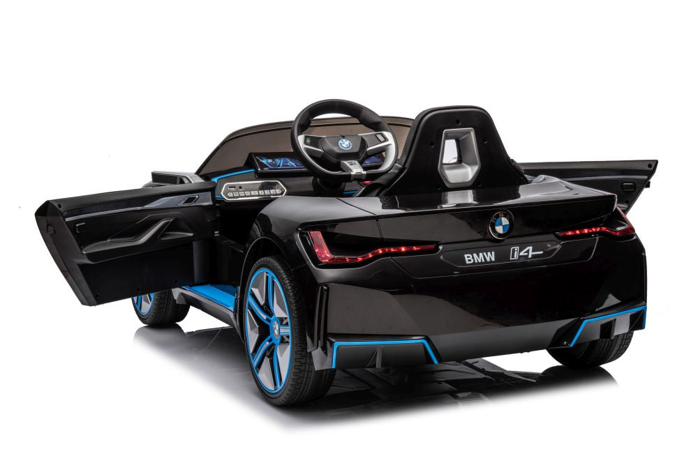 Elektrické auto BMW I4 4x4 na akumulátor černé