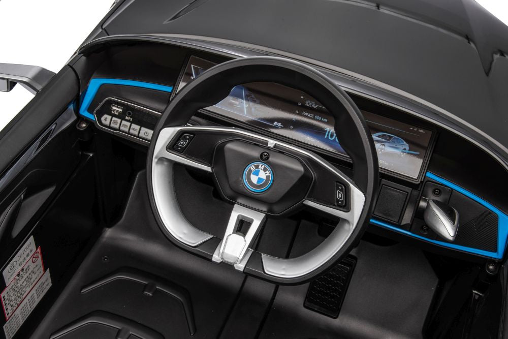 Elektrické auto BMW I4 4x4 na akumulátor černé