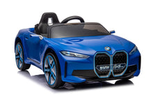 Elektrické auto BMW I4 – 4x4 pohon modré | BMW