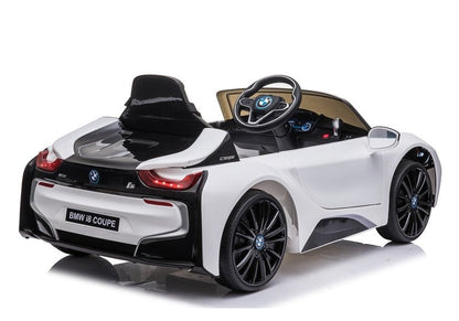 Elektrické auto BMW i8 Coupe s dálkovým ovládáním bílé