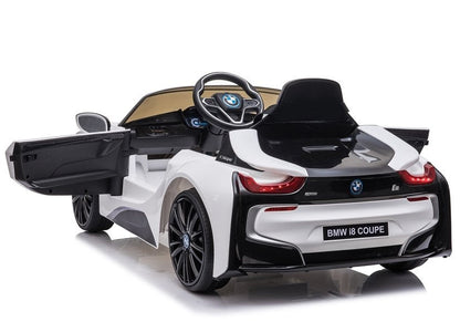 Elektrické auto BMW i8 Coupe s dálkovým ovládáním bílé