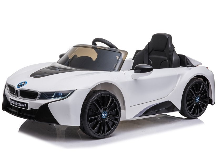 Elektrické auto BMW i8 Coupe s dálkovým ovládáním bílé