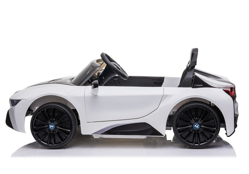Elektrické auto BMW i8 Coupe s dálkovým ovládáním bílé