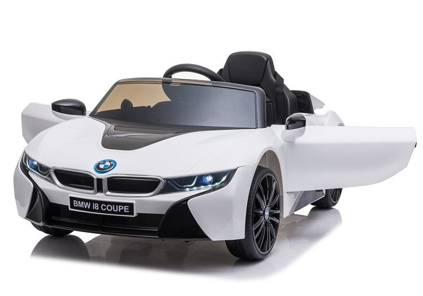 Elektrické auto BMW i8 Coupe s dálkovým ovládáním bílé