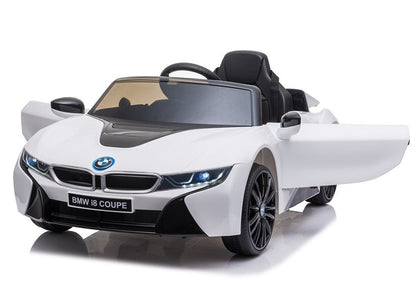 Elektrické auto BMW i8 Coupe s dálkovým ovládáním bílé
