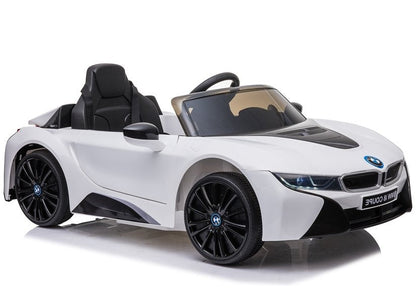 Elektrické auto BMW i8 Coupe s dálkovým ovládáním bílé
