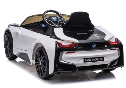 Elektrické auto BMW i8 Coupe s dálkovým ovládáním bílé