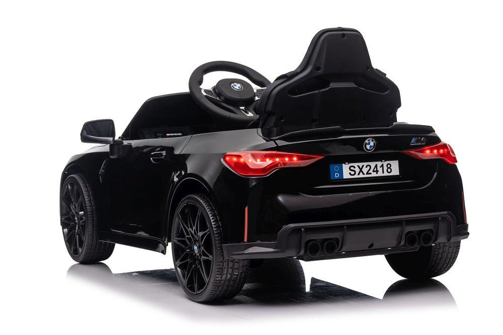 Elektrické auto BMW M4 černé – na akumulátor | dětské