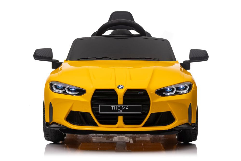 Elektrické auto BMW M4 – na akumulátor žluté | dětské