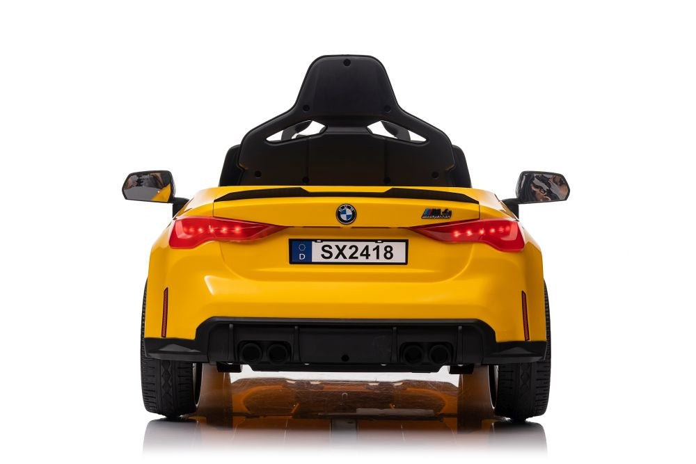 Elektrické auto BMW M4 – na akumulátor žluté | dětské