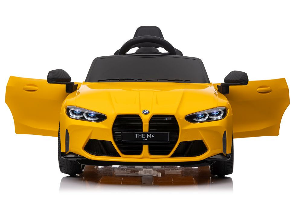 Elektrické auto BMW M4 – na akumulátor žluté | dětské
