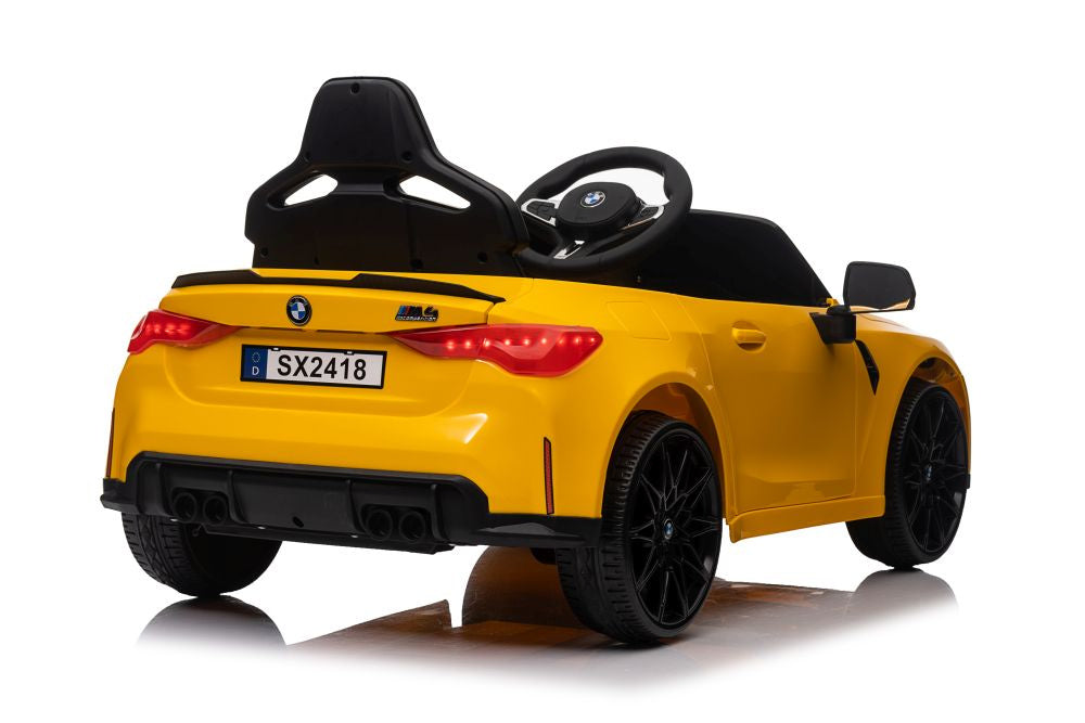 Elektrické auto BMW M4 – na akumulátor žluté | dětské