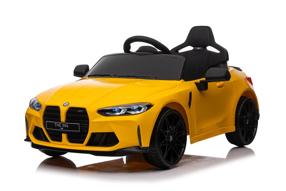Elektrické auto BMW M4 – na akumulátor žluté | dětské