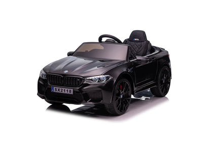 Elektrické auto BMW M5 na akumulátor lakované černé