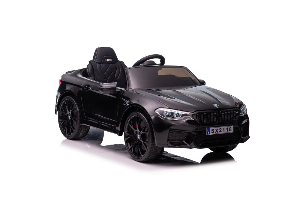 Elektrické auto BMW M5 na akumulátor lakované černé
