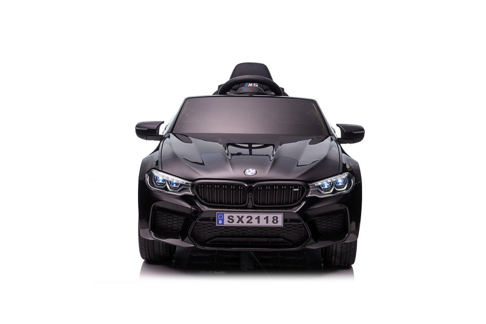 Elektrické auto BMW M5 na akumulátor lakované černé