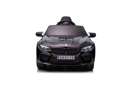 Elektrické auto BMW M5 na akumulátor lakované černé