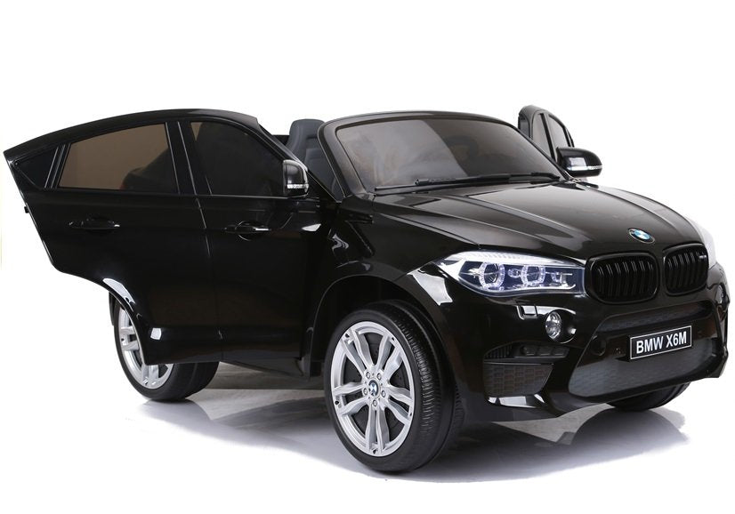 Elektrické auto BMW X6M – na akumulátor s pilotem | černé