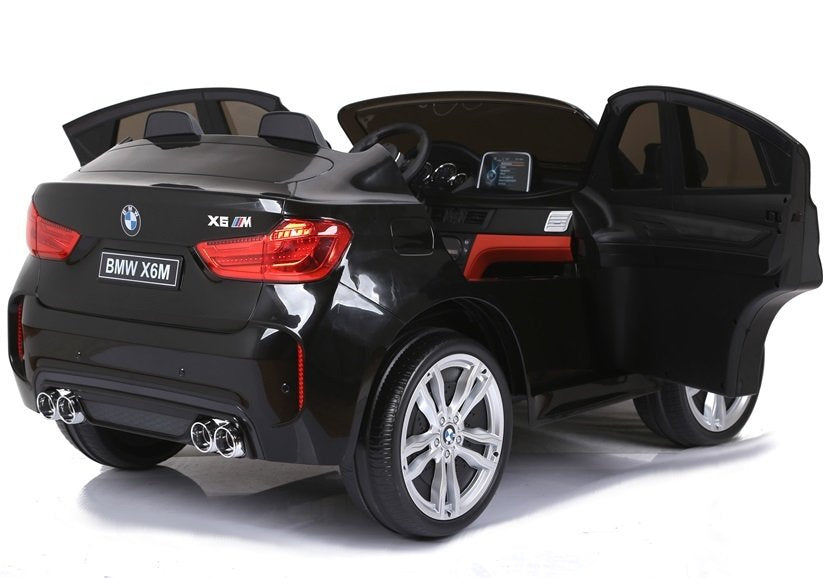 Elektrické auto BMW X6M – na akumulátor s pilotem | černé