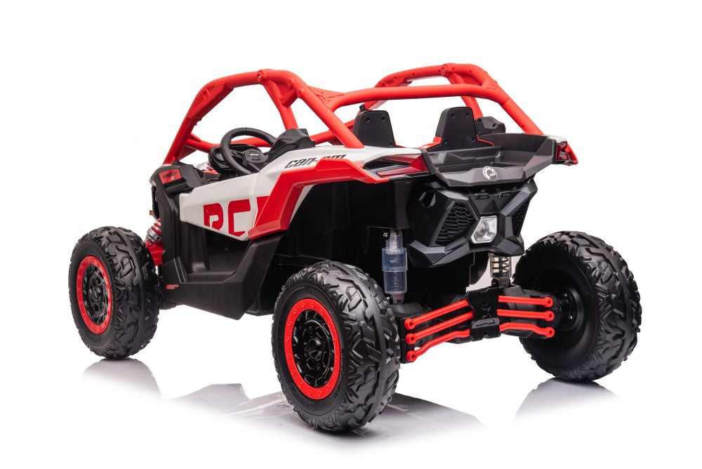 Elektrické auto buggy 4x4 s akumulátorem Can am RS červené