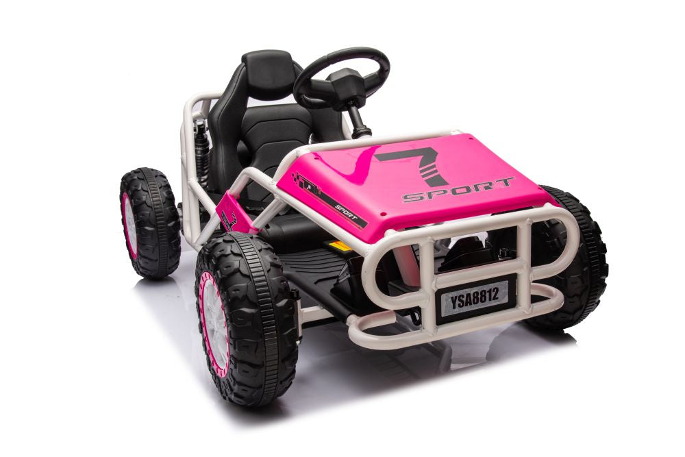 Elektrické auto Buggy A8812 24V růžové
