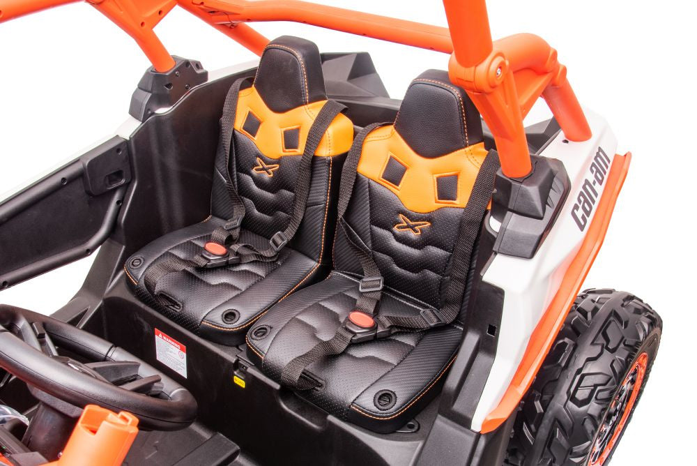 Elektrické auto buggy Can am RS 4x4 na akumulátor oranžové