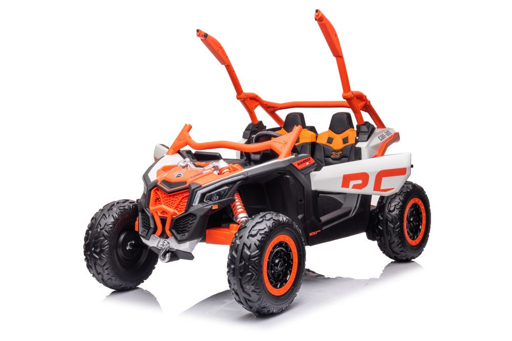 Elektrické auto buggy Can am RS 4x4 na akumulátor oranžové