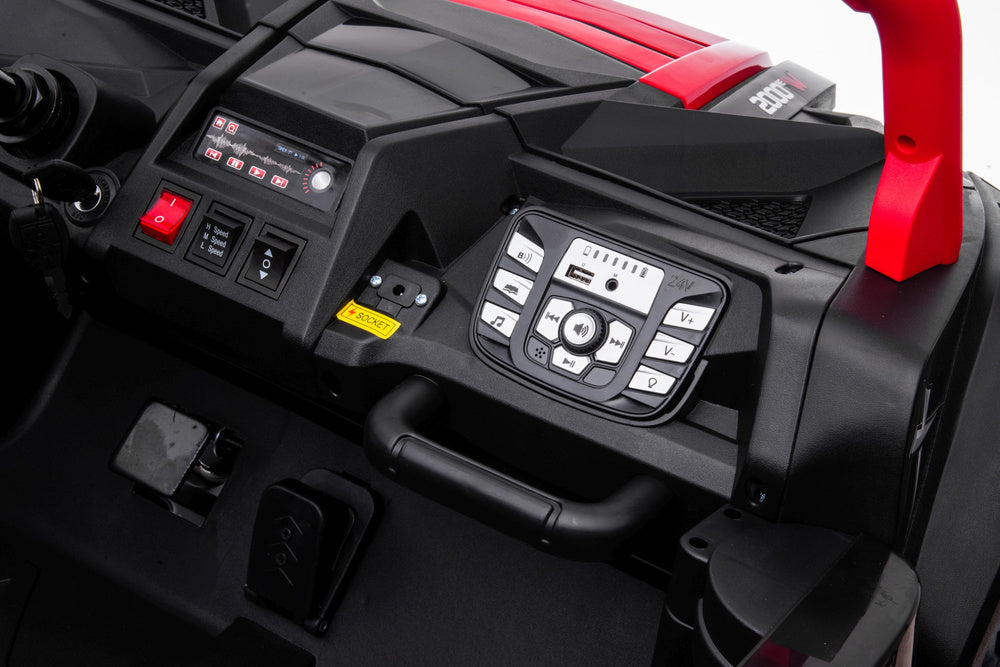 Elektrické auto buggy pro děti STRONG A032 červené