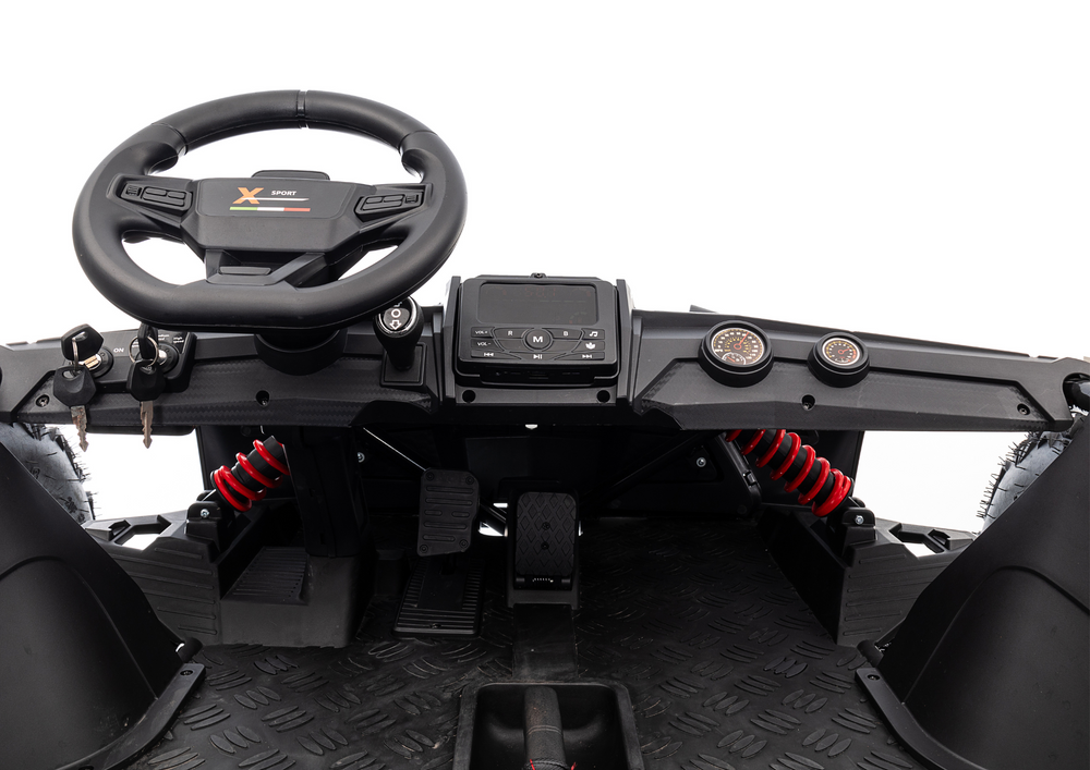 Elektrické auto Buggy SX2358 XXL černé pro 2 děti – 4x12V