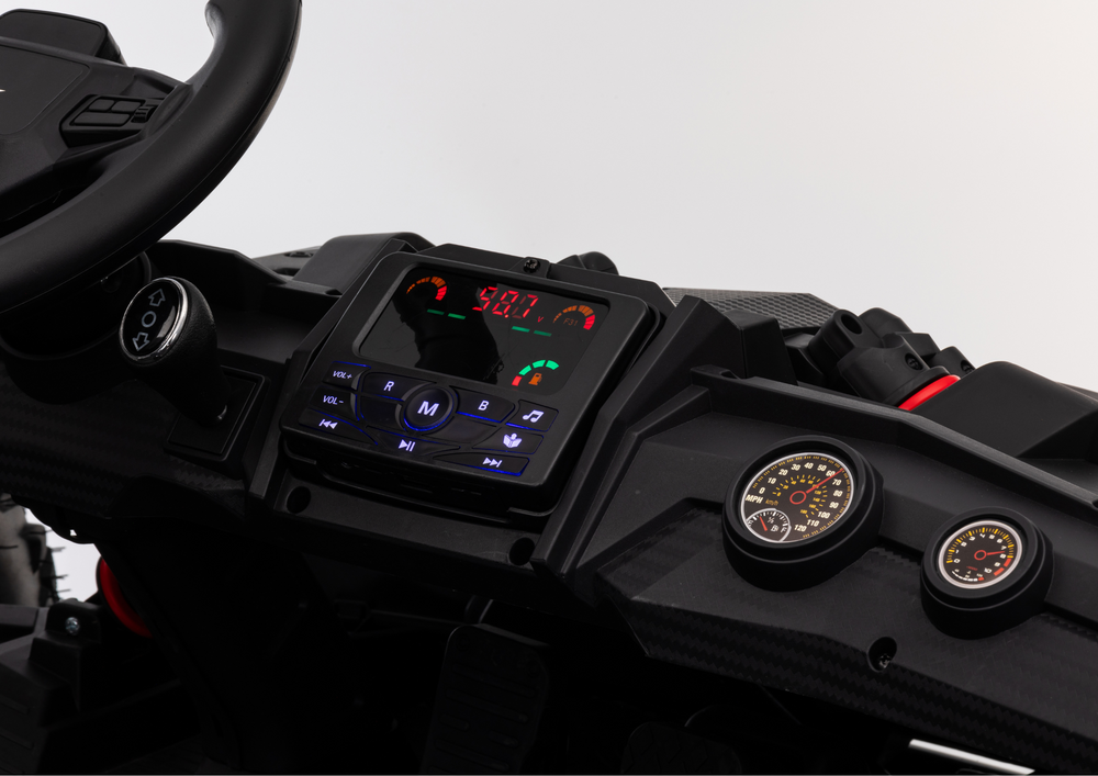 Elektrické auto Buggy SX2358 XXL černé pro 2 děti – 4x12V