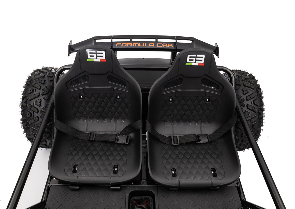 Elektrické auto Buggy SX2358 XXL černé pro 2 děti – 4x12V