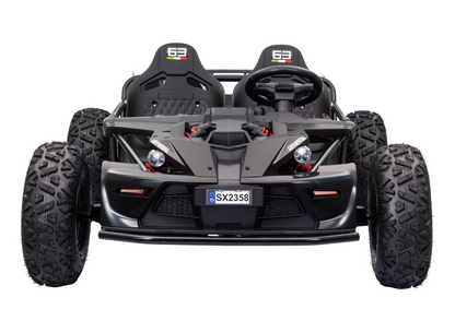 Elektrické auto Buggy SX2358 XXL černé pro 2 děti – 4x12V
