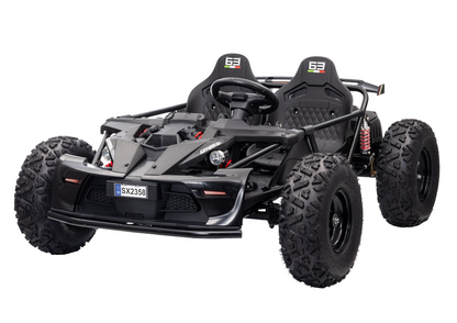 Elektrické auto Buggy SX2358 XXL černé pro 2 děti – 4x12V