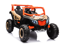 Elektrické auto buggy UTV pro děti na akumulátor khaki NEL 901