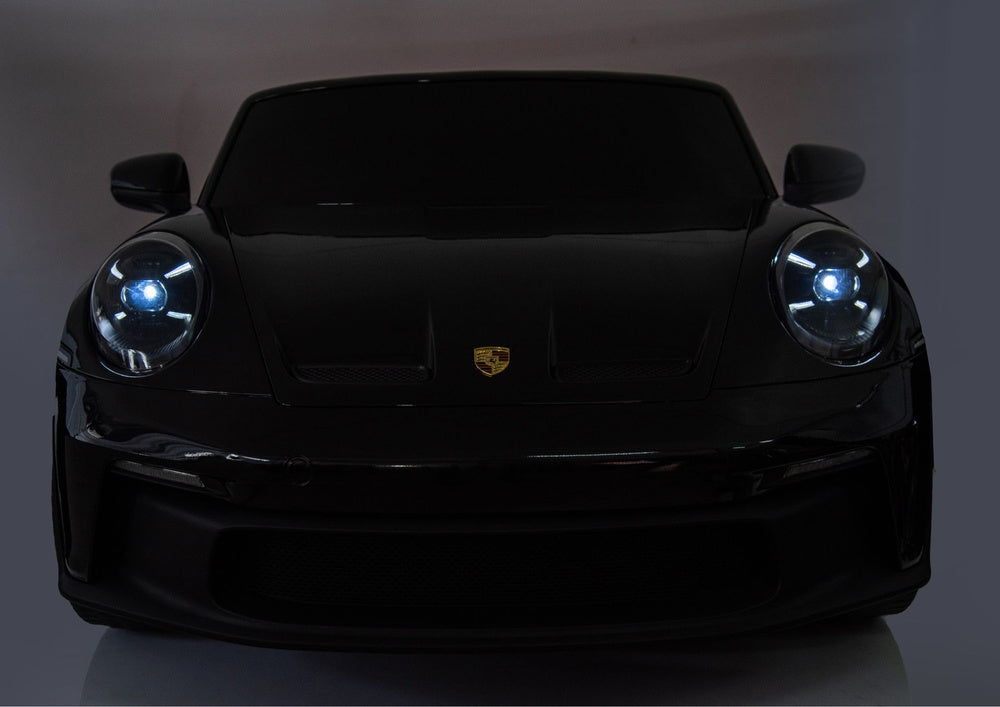 Elektrické auto DK-P911 Porsche GT3 černé lakované – 24V