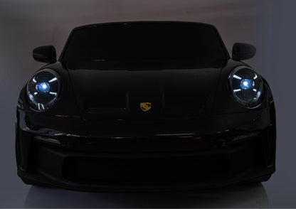 Elektrické auto DK-P911 Porsche GT3 černé lakované – 24V