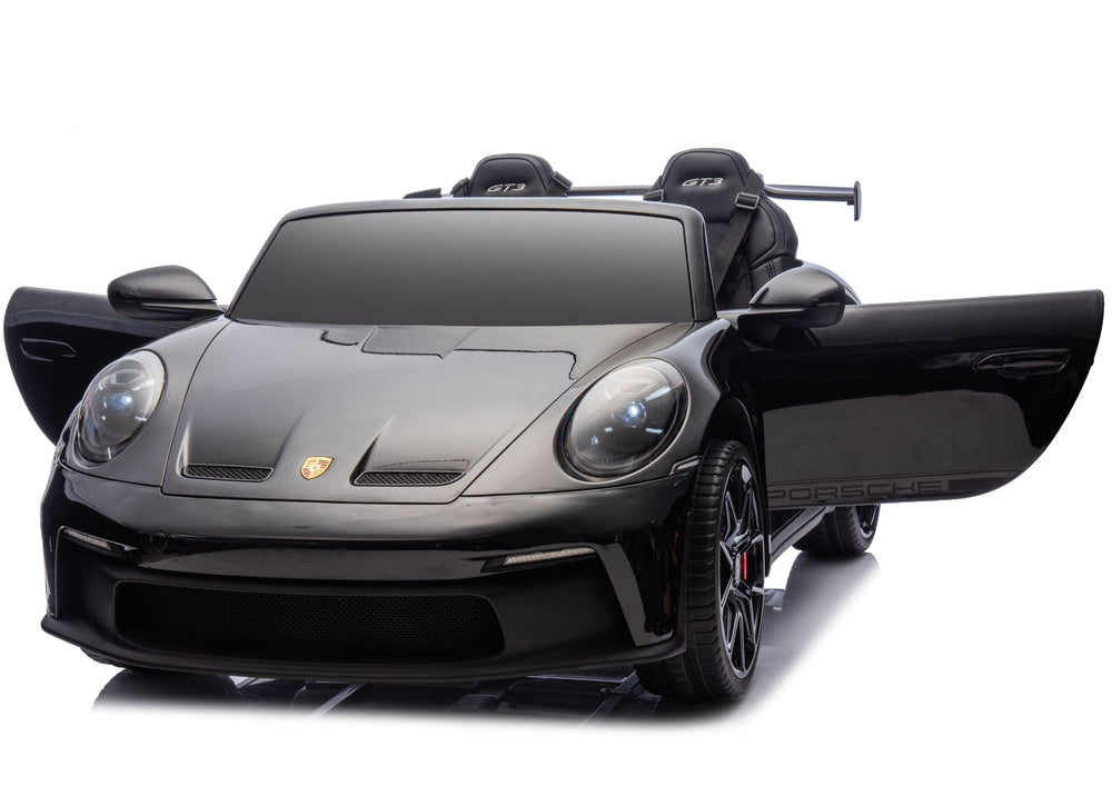 Elektrické auto DK-P911 Porsche GT3 černé lakované – 24V