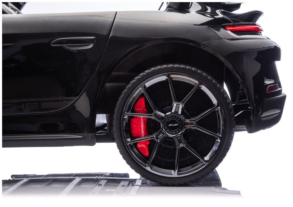 Elektrické auto DK-P911 Porsche GT3 černé lakované – 24V