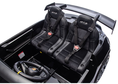Elektrické auto DK-P911 Porsche GT3 černé lakované – 24V