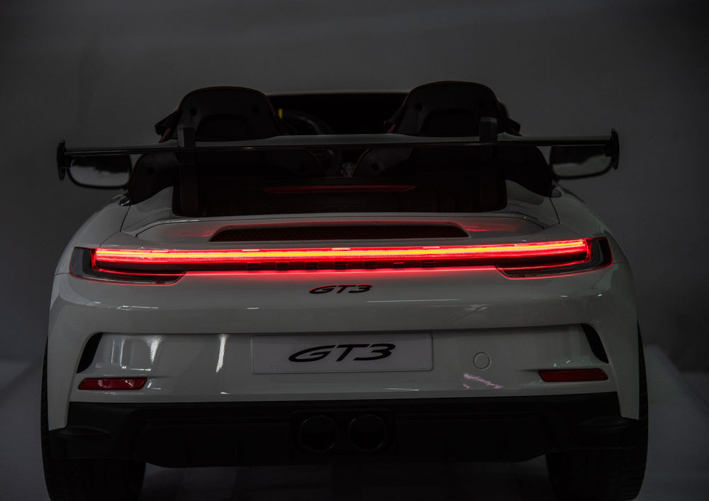 Elektrické auto DK P911 Porsche GT3 – na akumulátor | bílé