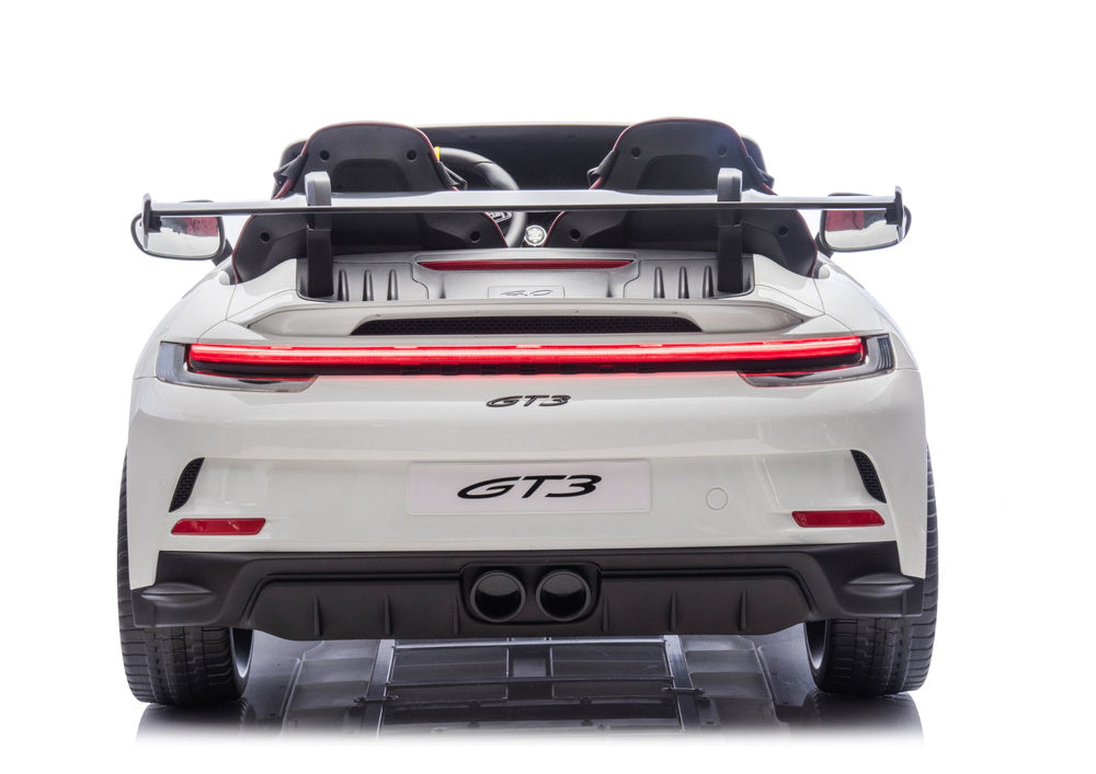 Elektrické auto DK P911 Porsche GT3 – na akumulátor | bílé