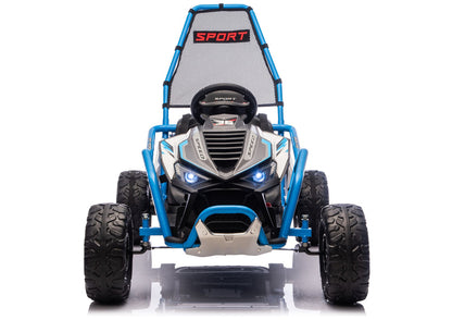Elektrické auto DM-107 24V s tichým motorem – modré