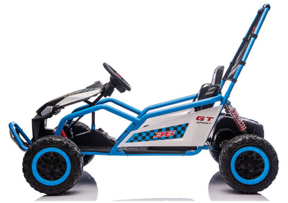 Elektrické auto DM-107 24V s tichým motorem – modré